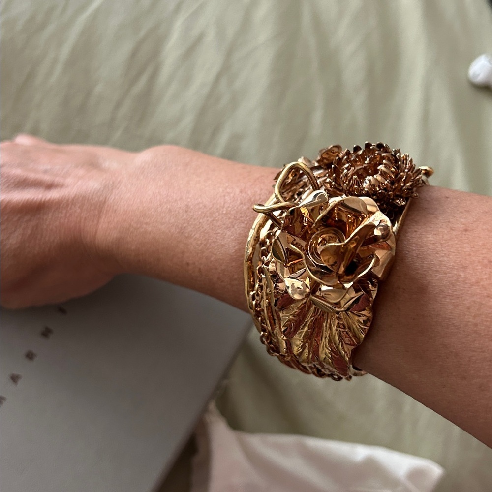 Marni Gold Ornate Bracelet